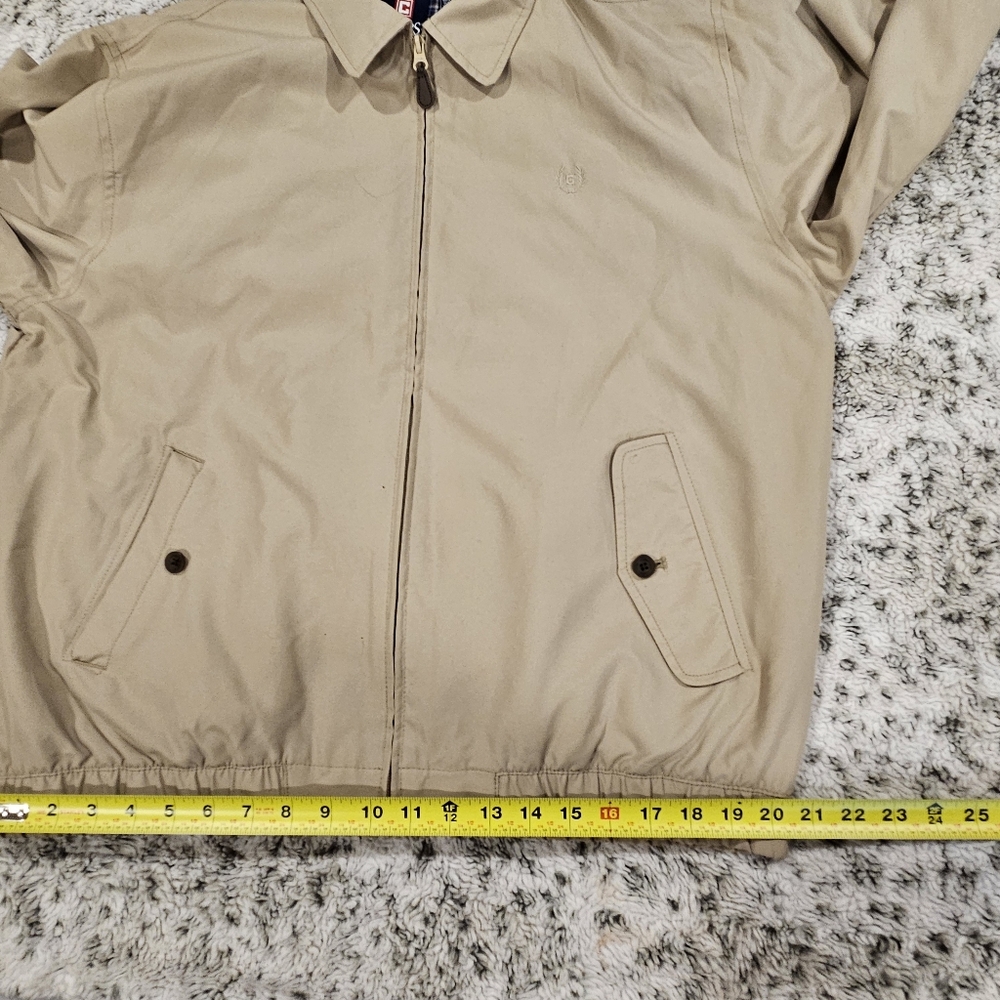 NWT Chaps Tan Lightweight Jacket - Picture 7 of 9